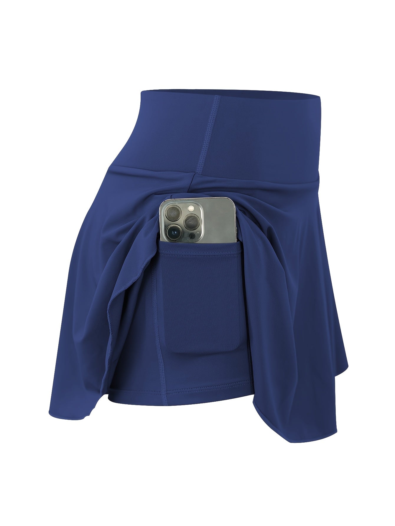 {3pcs} Women's High-Waisted Tennis Golf Skirt Shorts with  Pocket