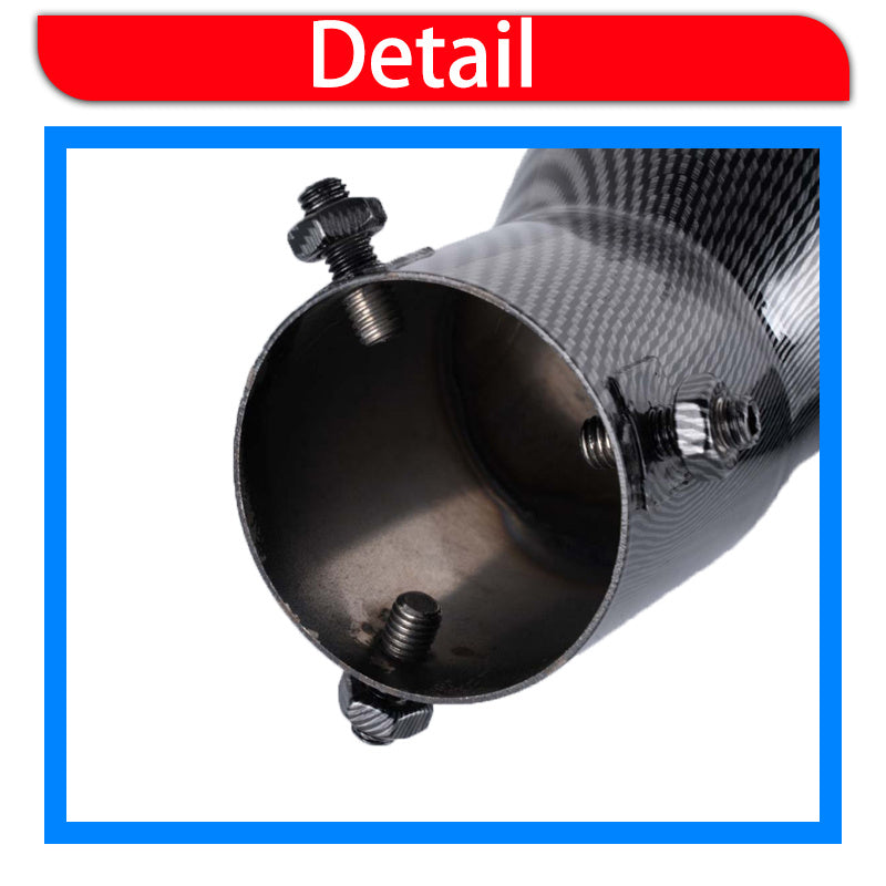 {1pc} 2.48" Stainless Steel Heart-Shaped Exhaust Tip