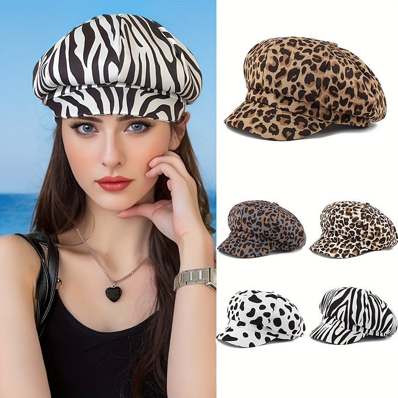 [Stylish Hat] Lightweight Octagonal 1pc Hat | Stylish Hard-Top Hat for Women in Spring And Summer, Perfect for Casual Wear, Features a Curved Brim And Is Suitable for Outdoor Activities Like Hiking, Camping, Beach Outings, An