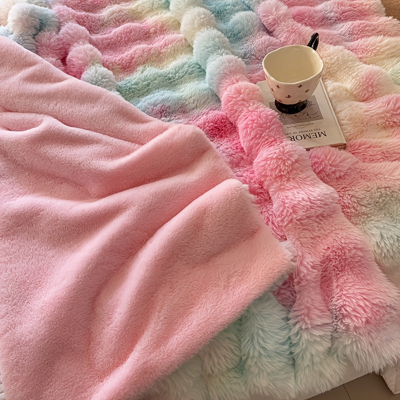 Faux Rabbit Fur Blanket