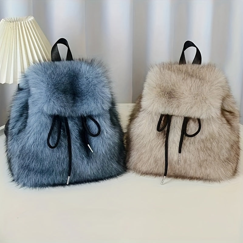 {1pc} Faux Fur Backpack