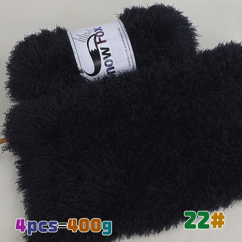 400g Lash Yarn Artificial Fur Fleece Yarn
