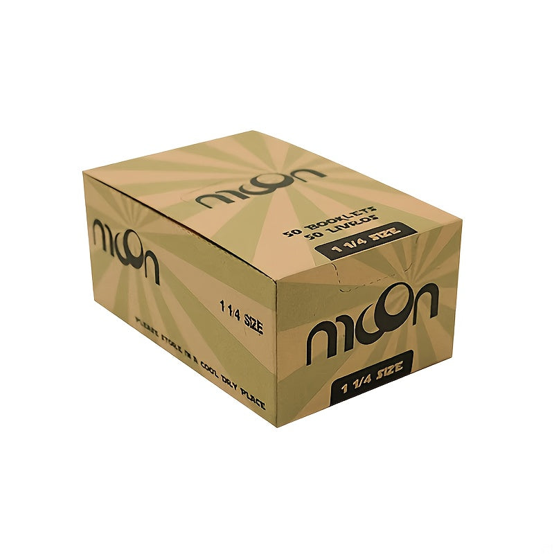 MOON Rolling Paper 50 Packs 1 1/4 Size