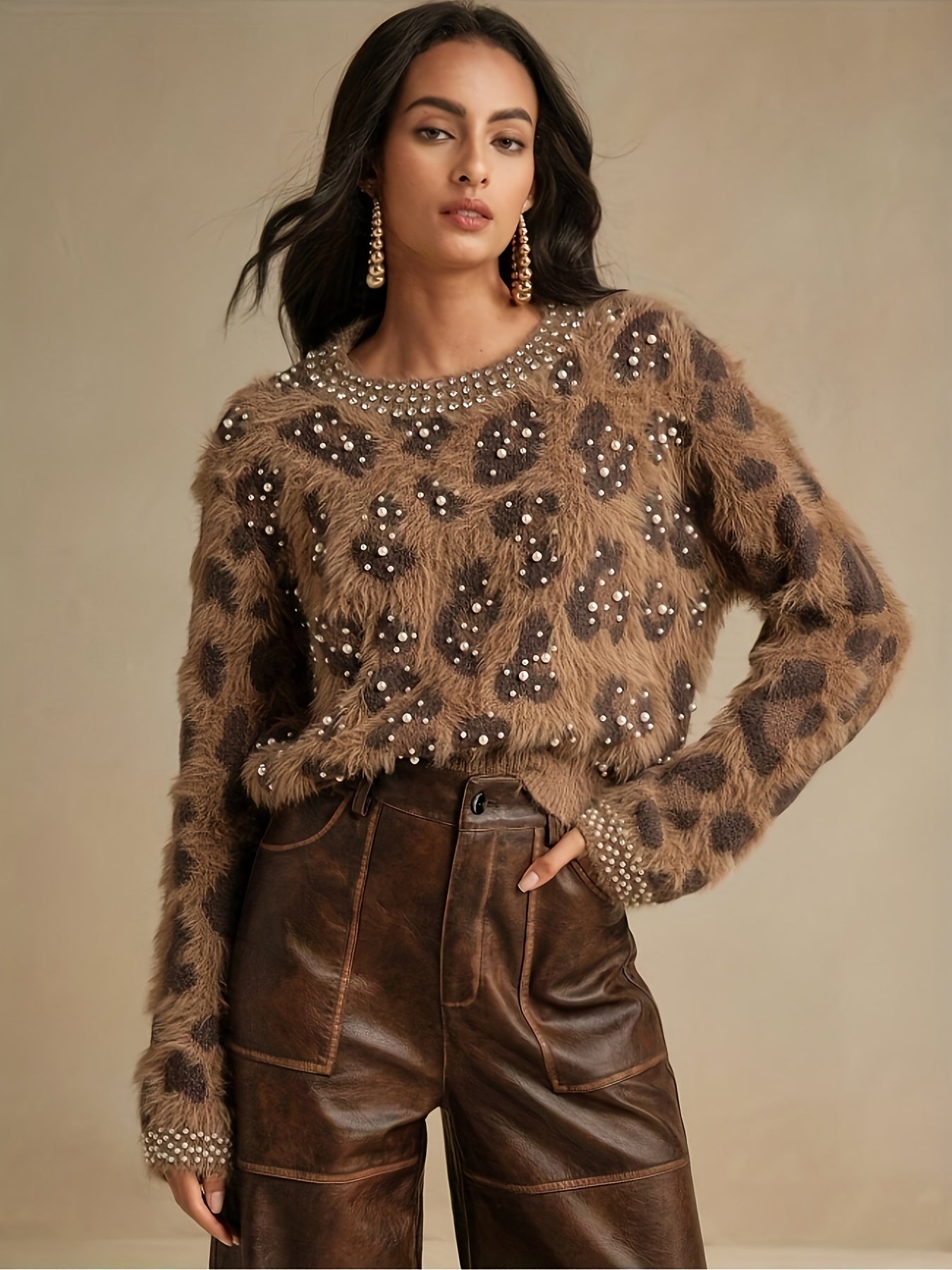 Luxurious Leopard Sweater