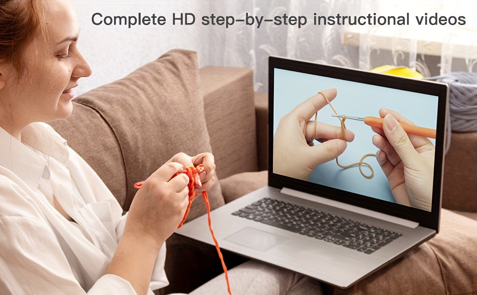 Complete All-in-One Highland Cow Crochet Kit for Beginners