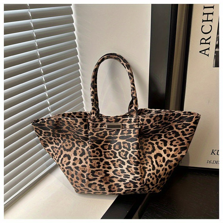 Leopard Print Tote Bag