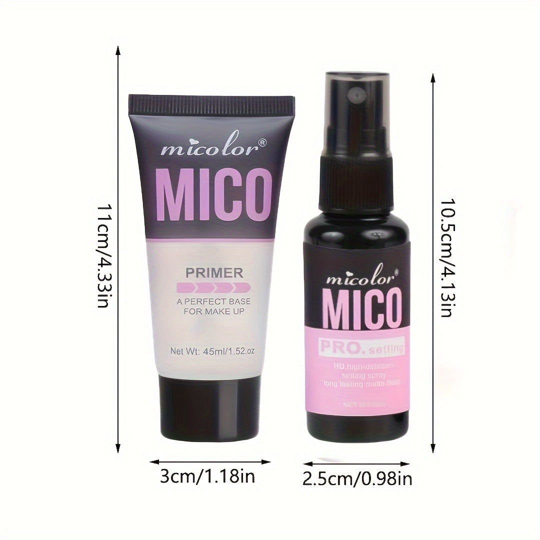 {2pcs or 4pcs} MICO Primer & Setting Spray Duo