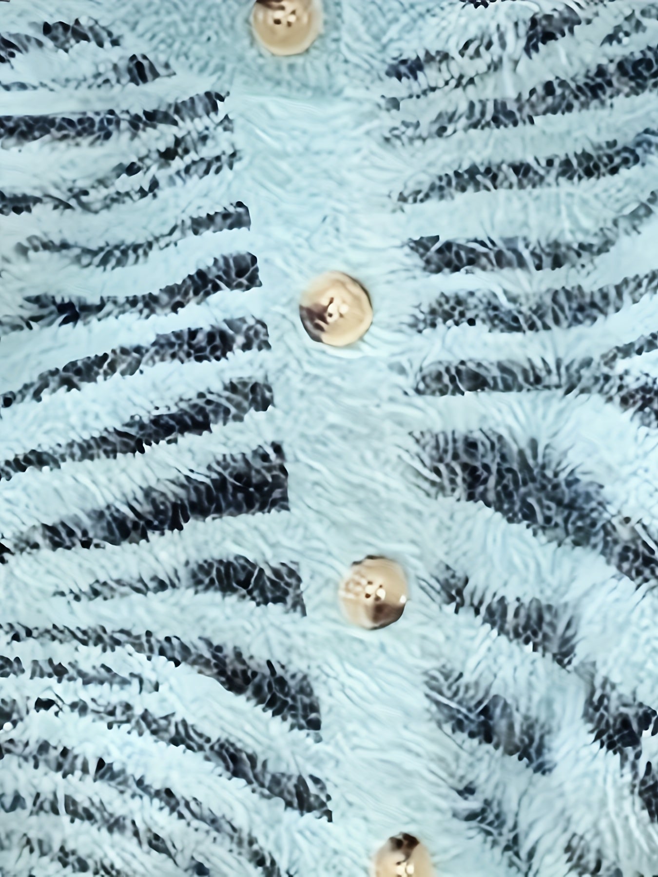 Black Stripe Winter Coat