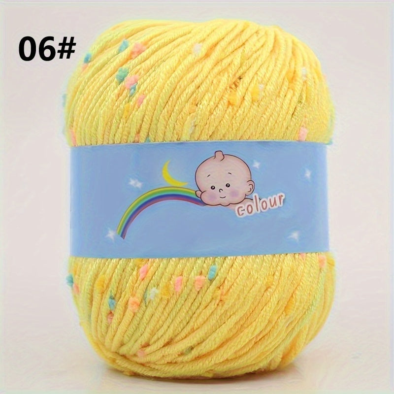 5rolls/0.55lb Color Dot Fleece Ball