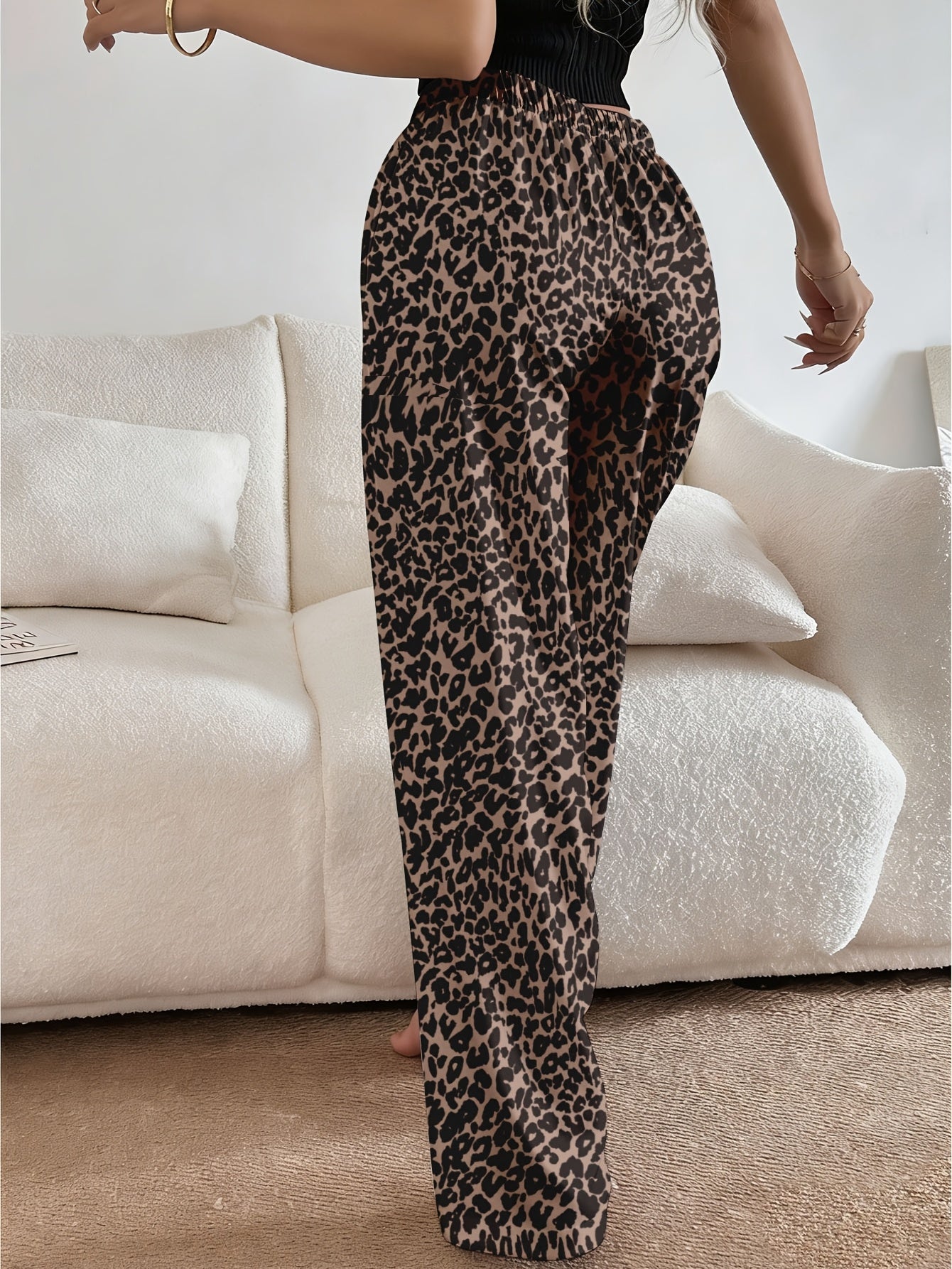 Leopard Print Lounge Pants