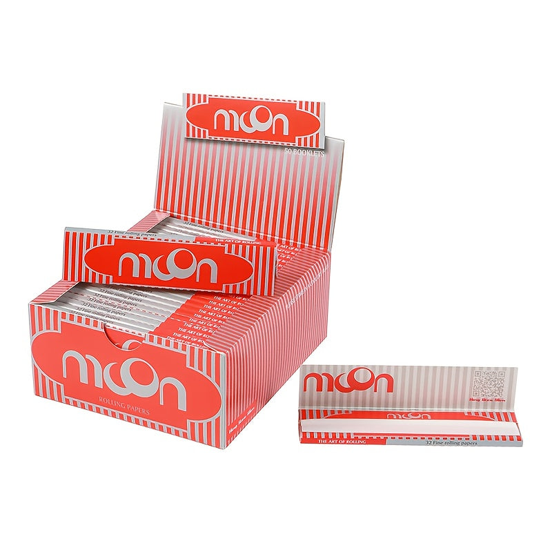 50-Pack MOON Rolling Papers - King Size (Large)
