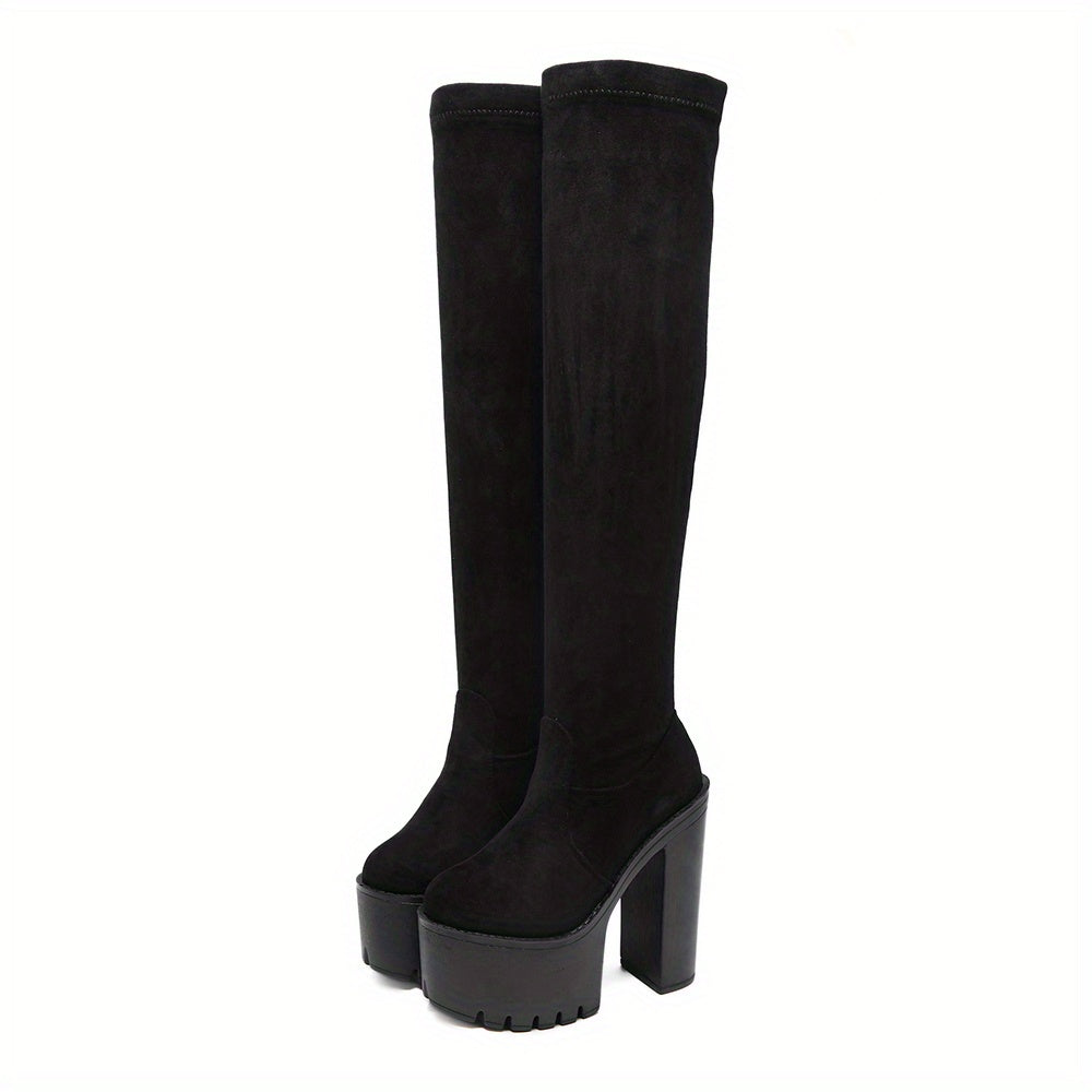Block Heeled Boots