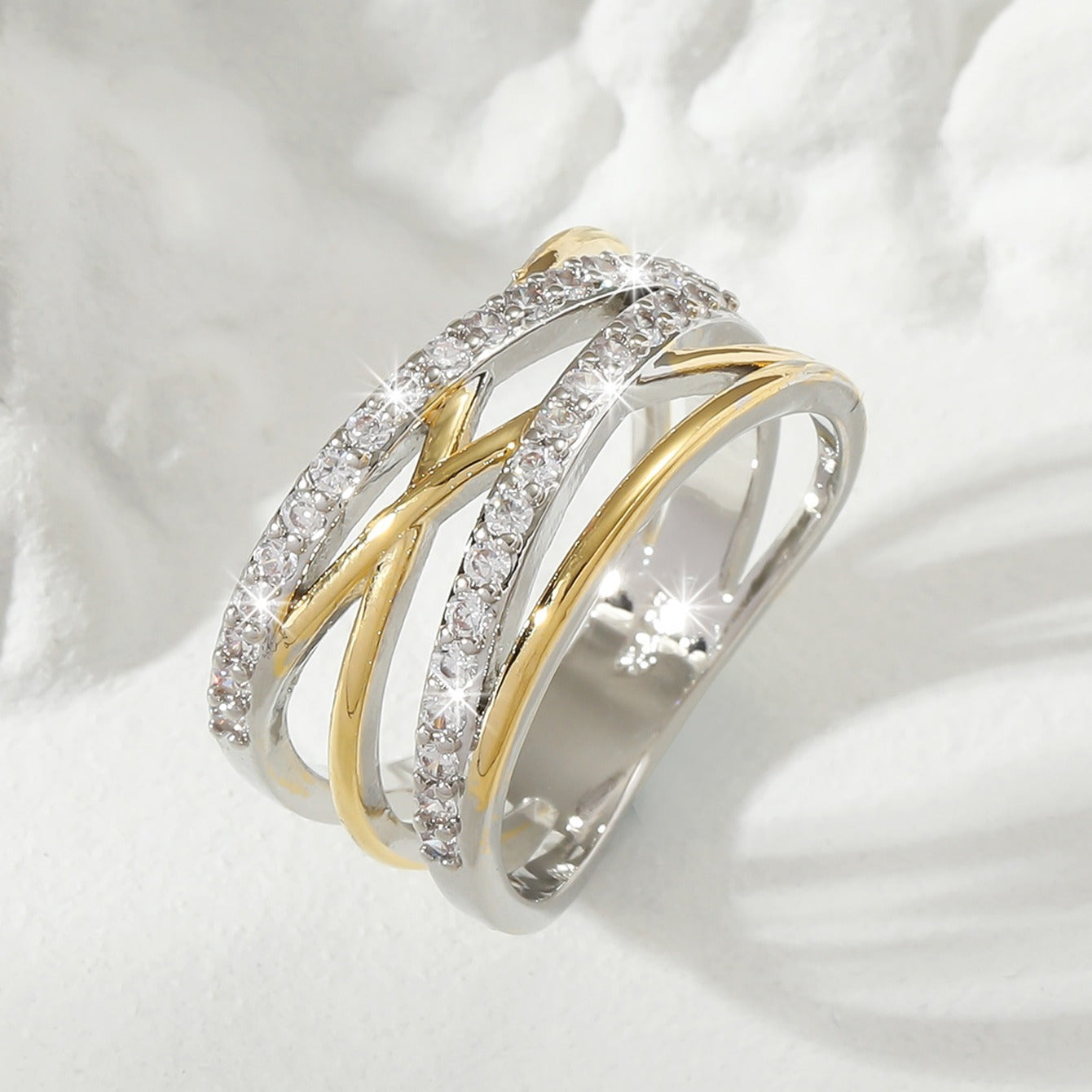 Infinity Zirconia Eternity Ring