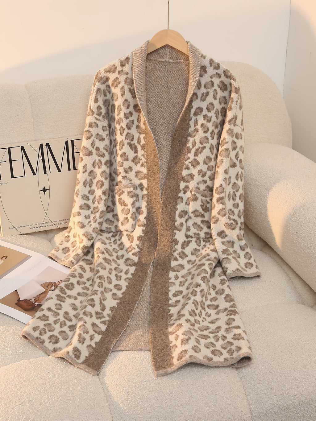 Leopard Print Cardigan
