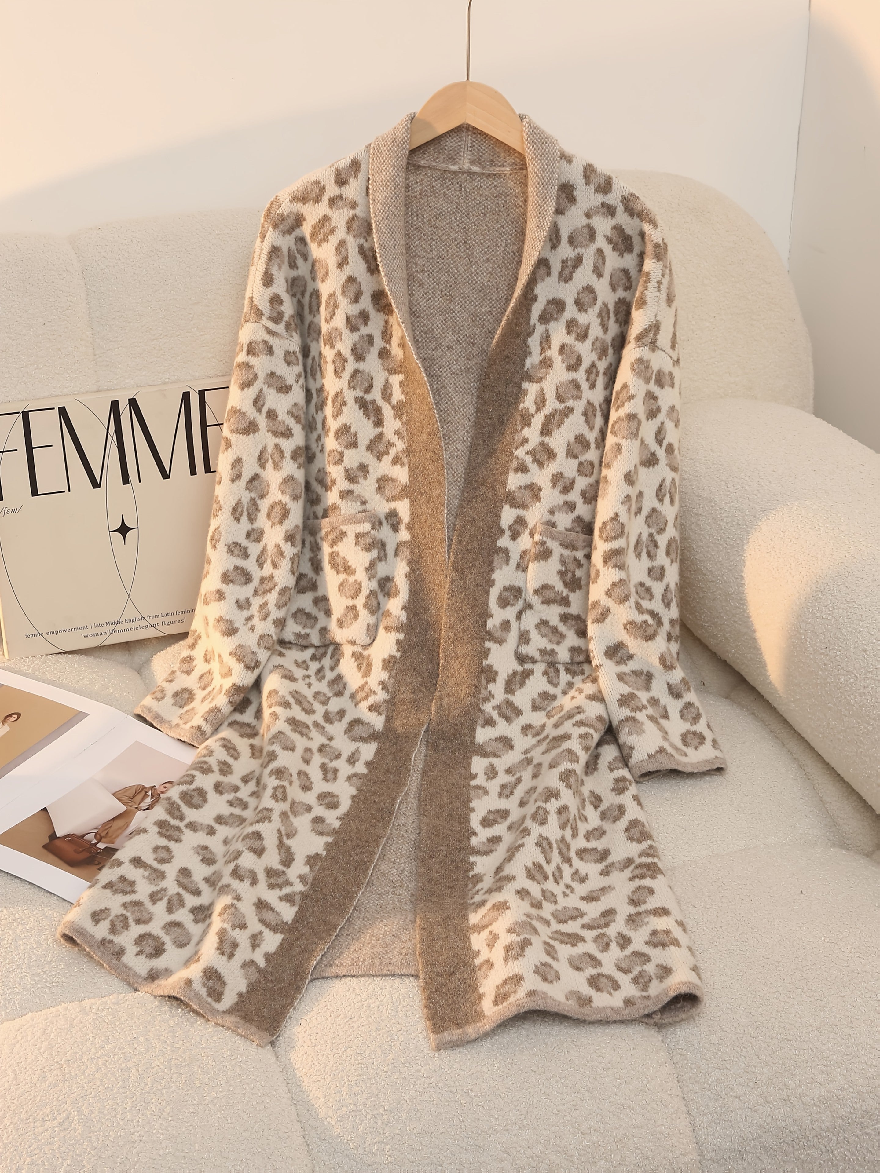 Leopard Print Cardigan