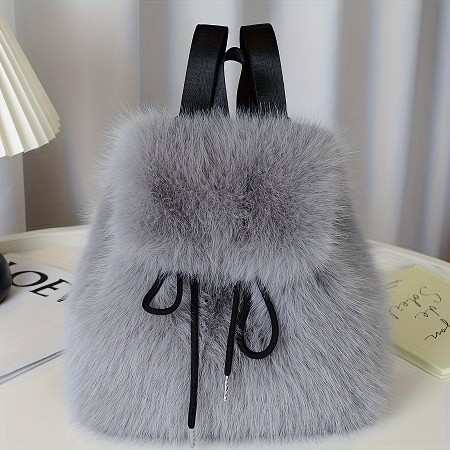 {1pc} Faux Fur Backpack