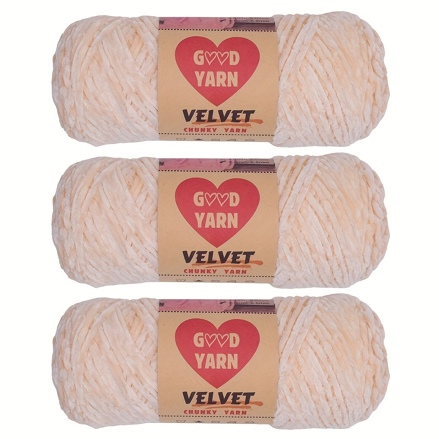 600g Big Chenille Velvet Yarn