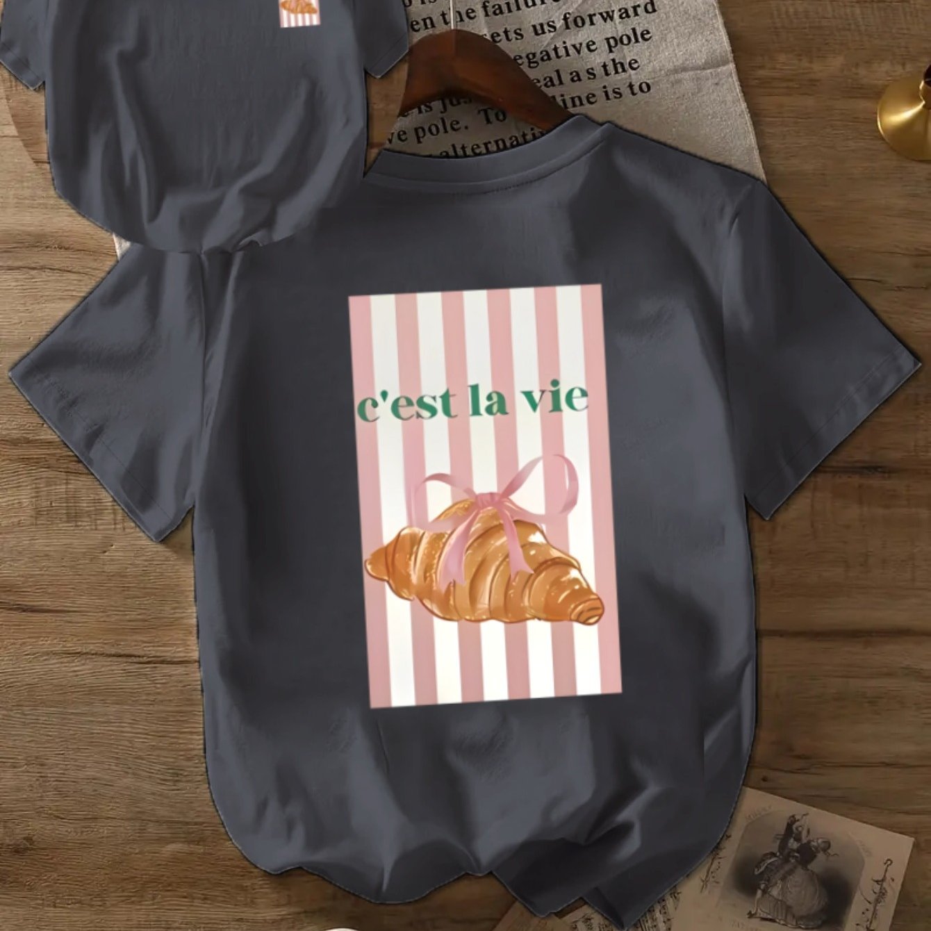 Casual Short Sleeve Crew Neck T-Shirt