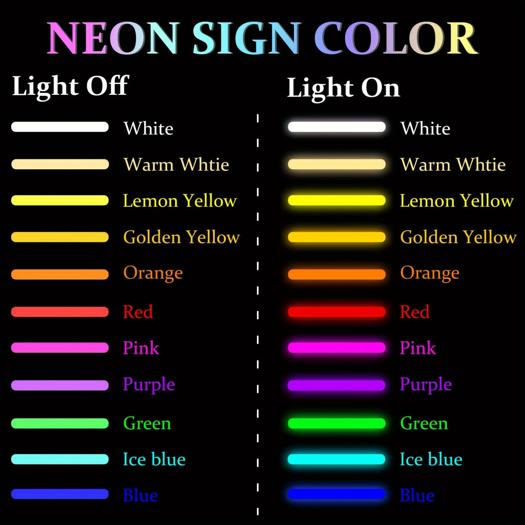 Customizable Neon Sign Wall Decor