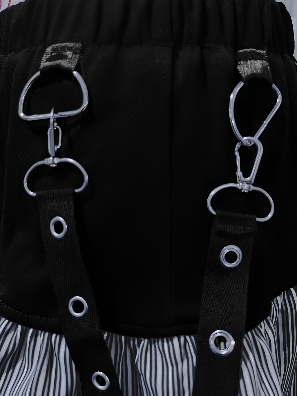 Black & White Striped Cake Skirt