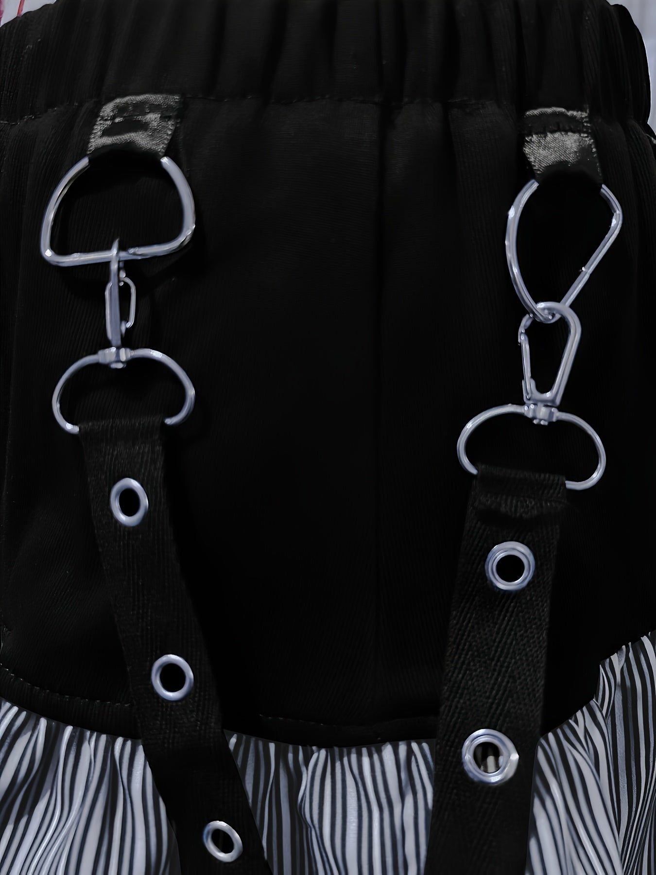 Black & White Striped Cake Skirt