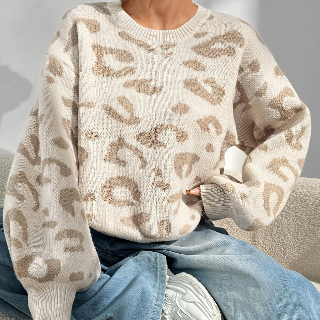 Leopard Print Sweater