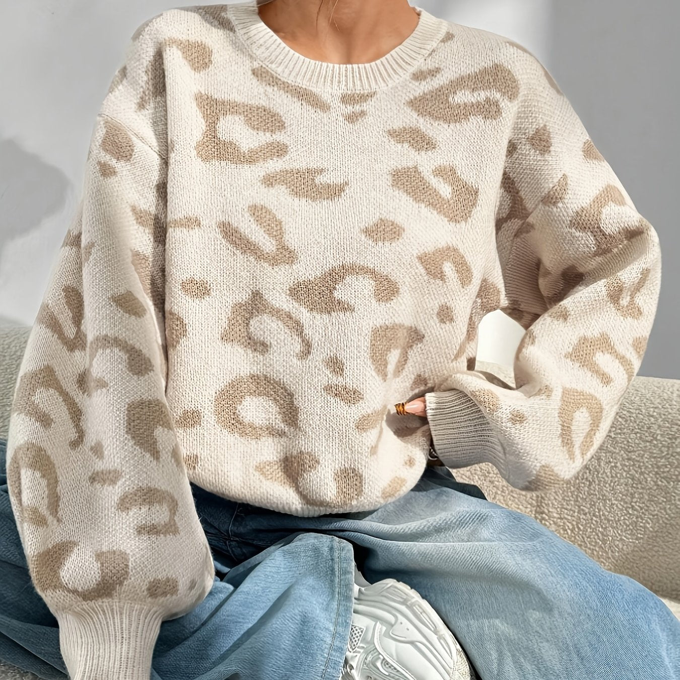 Leopard Print Sweater