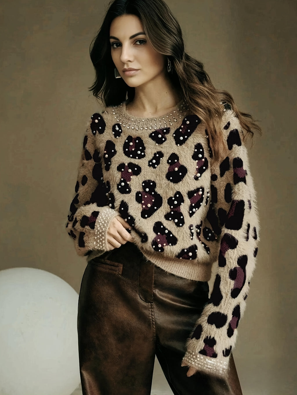 Luxurious Leopard Sweater