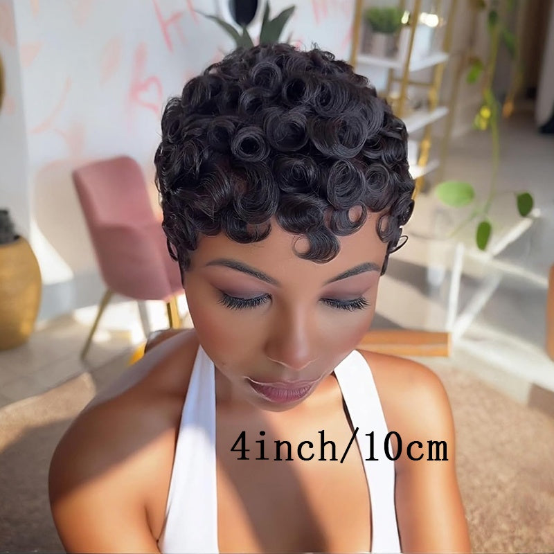 Pixie Cut Human Hair Wig