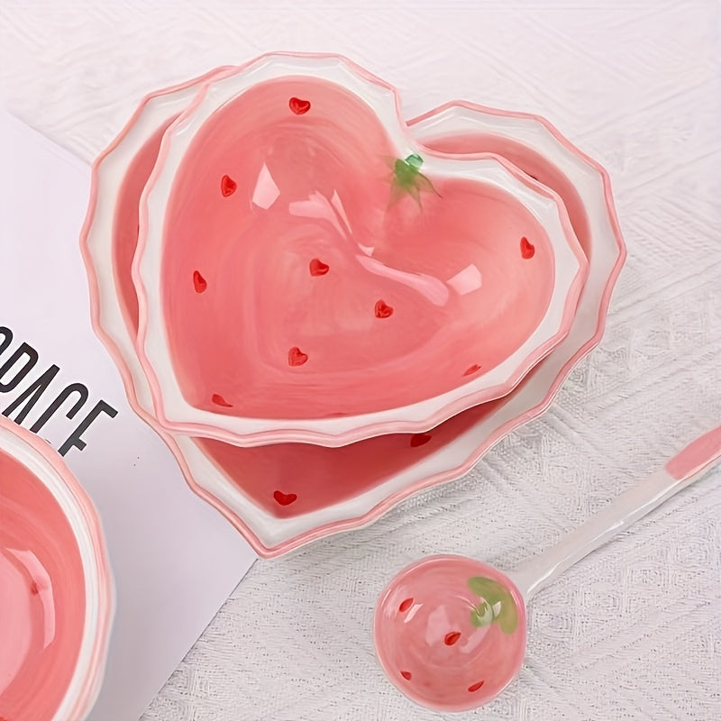 {2pcs} Ceramic Love Bowls