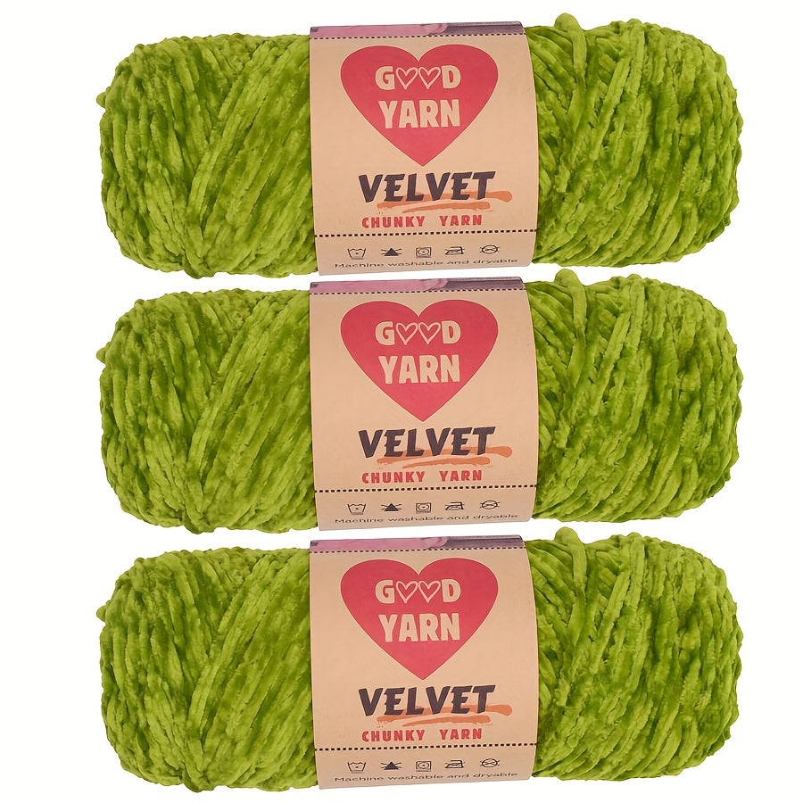 600g Big Chenille Velvet Yarn