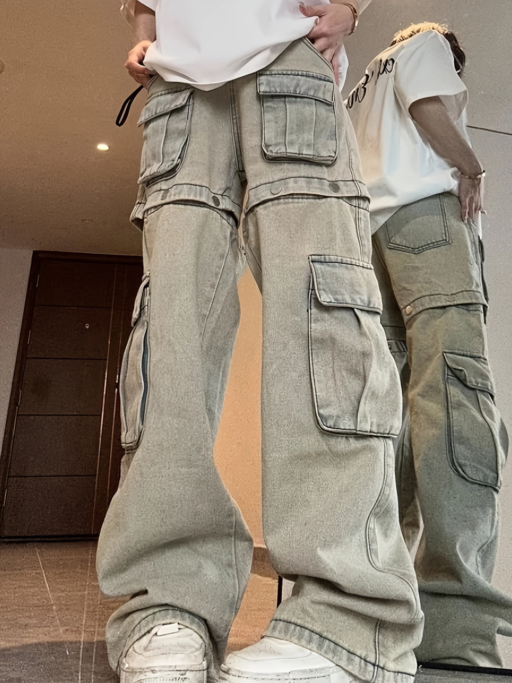 Detachable Cargo Jeans