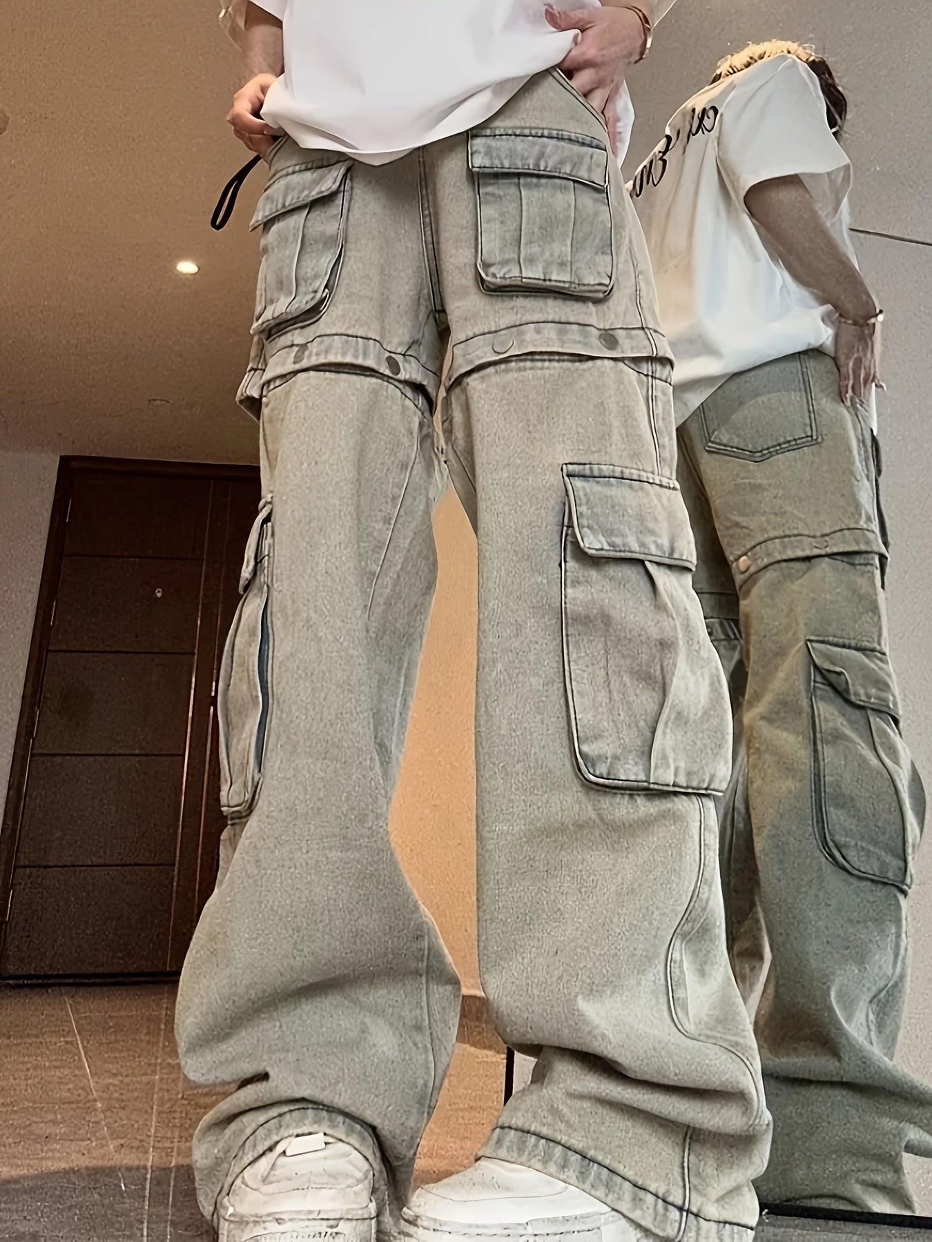Detachable Cargo Jeans