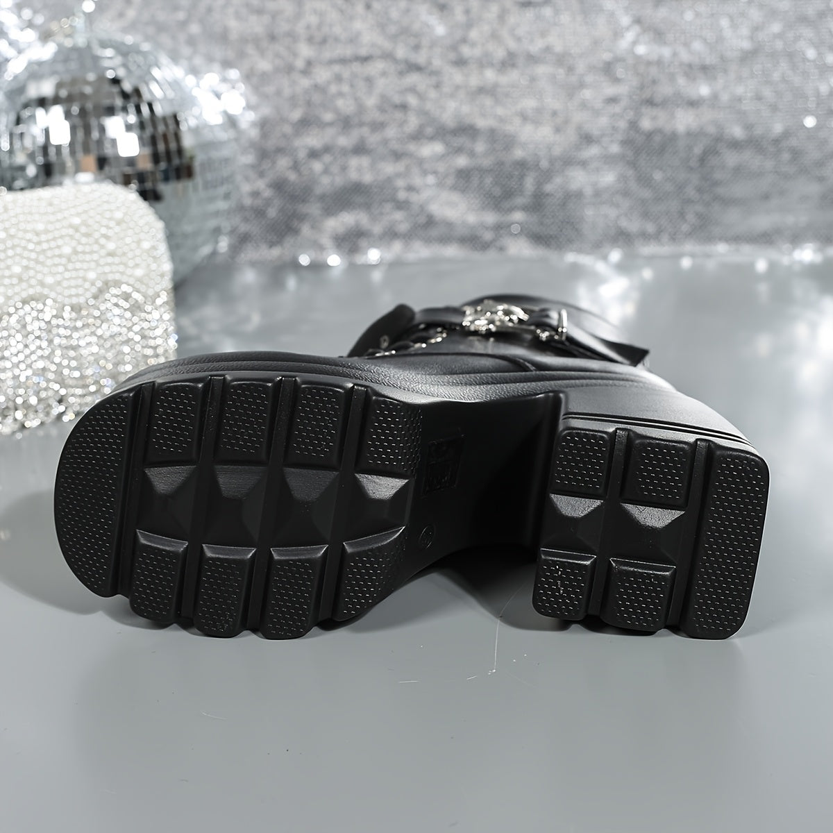 Skull Platform Gothic Boots