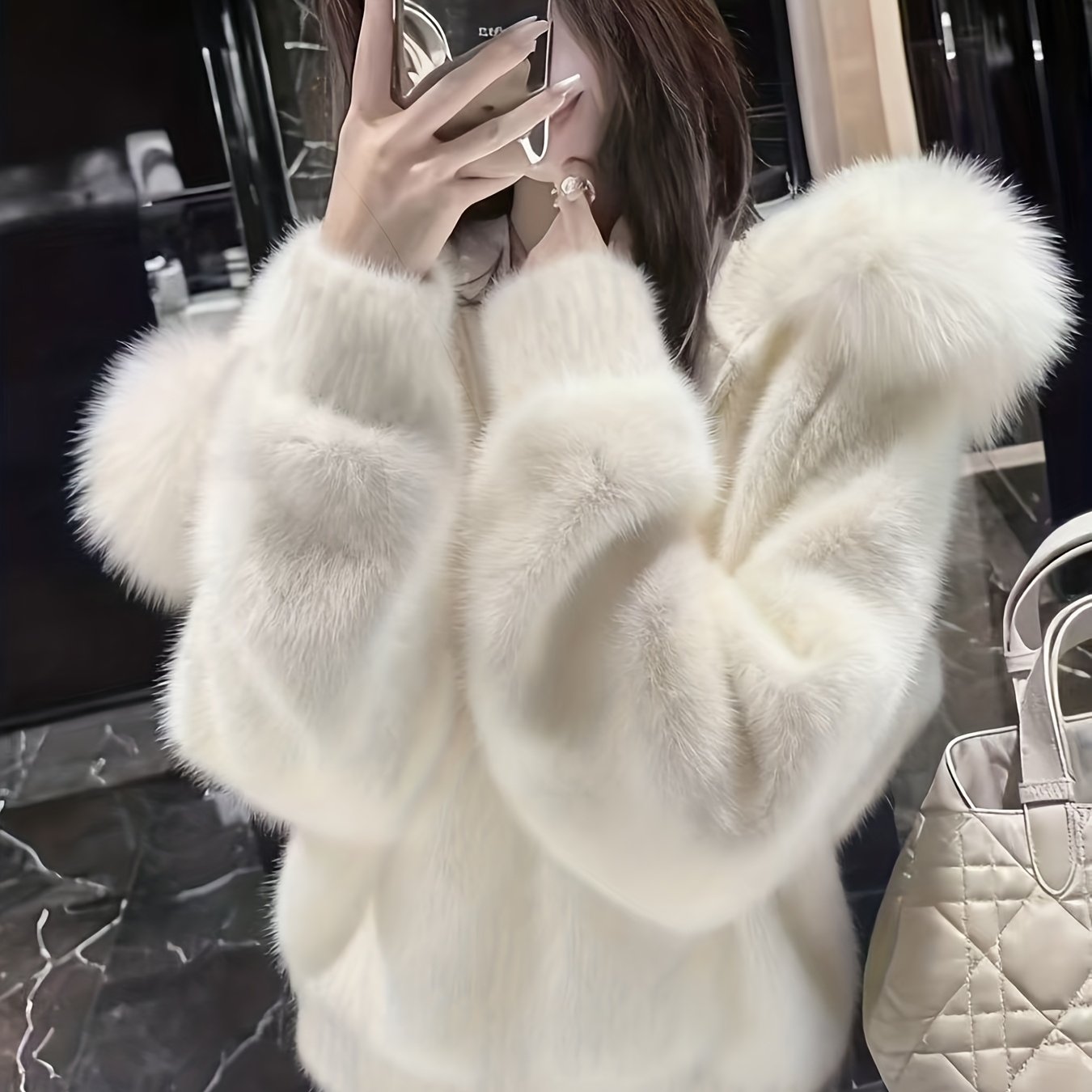 Fleece-Lined Hooded Sweater