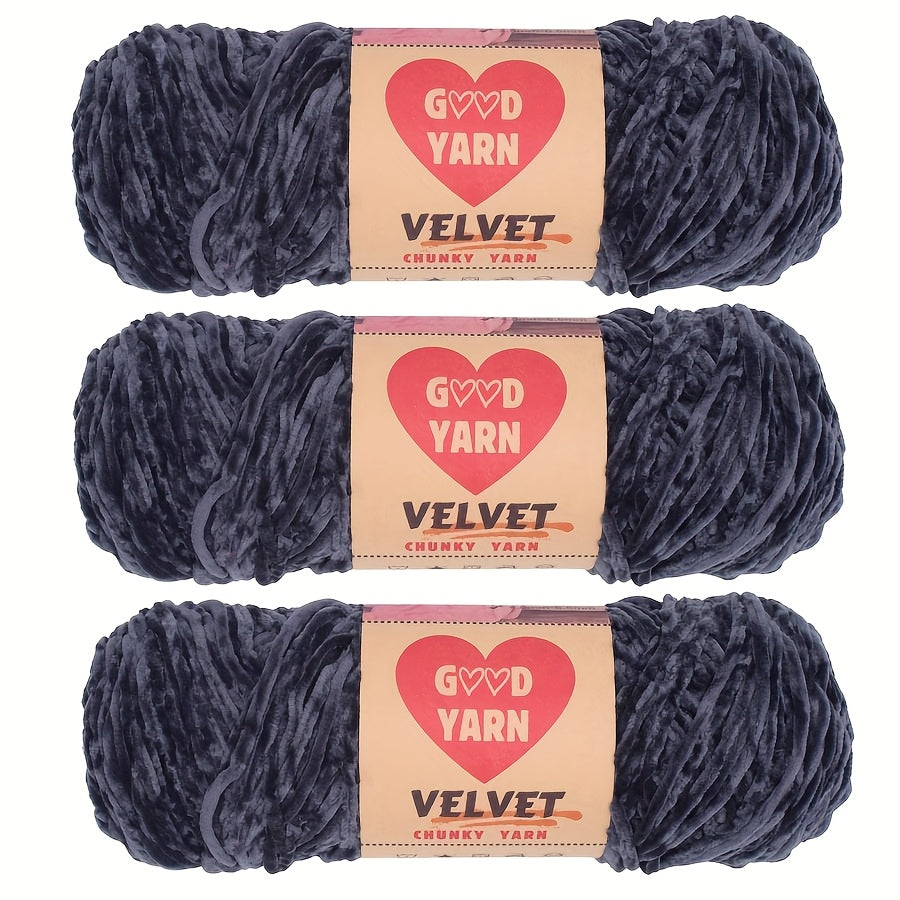 600g Big Chenille Velvet Yarn