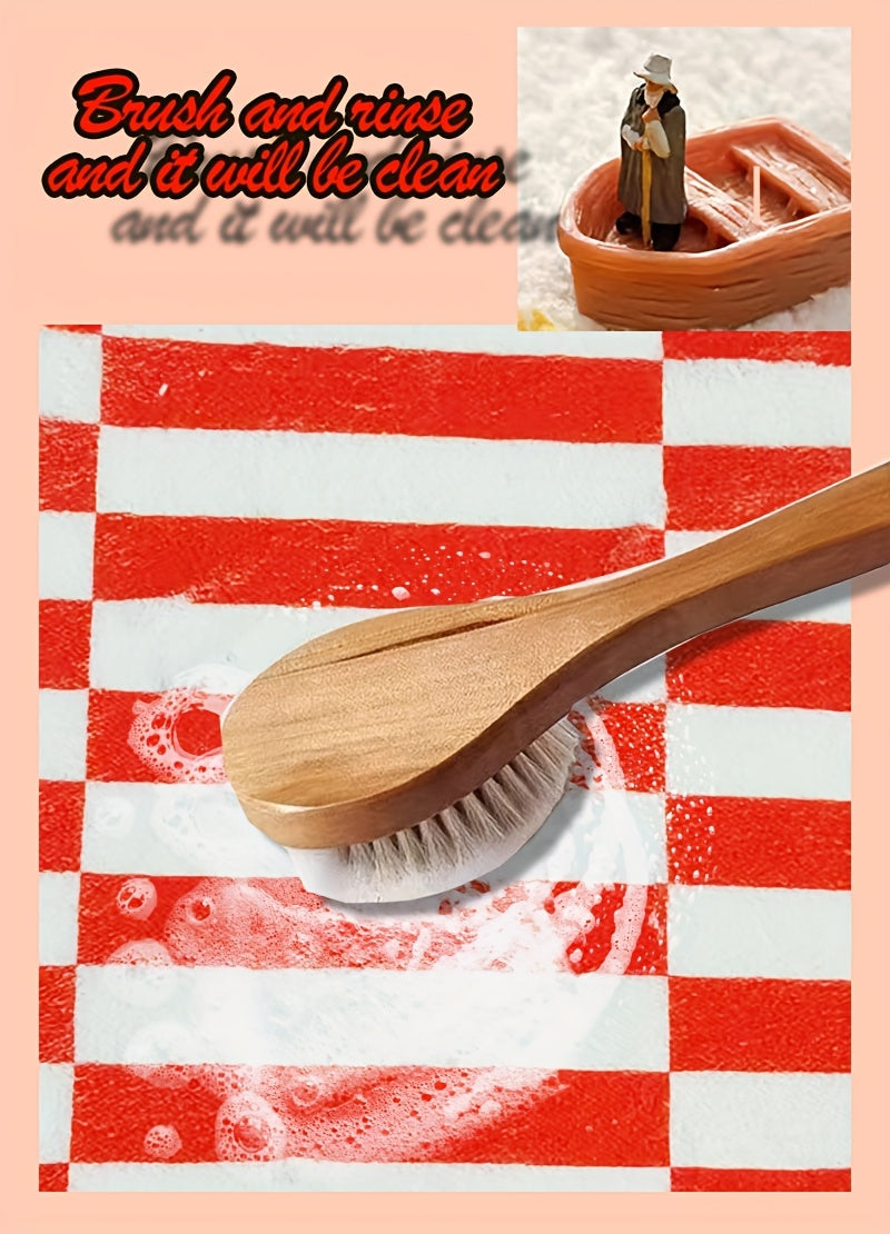 Plush Leopard Print Area Mat