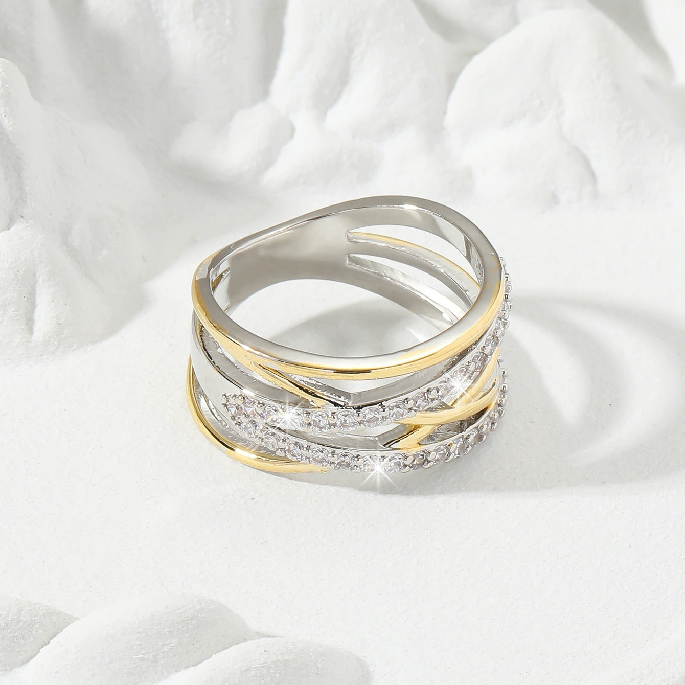 Infinity Zirconia Eternity Ring
