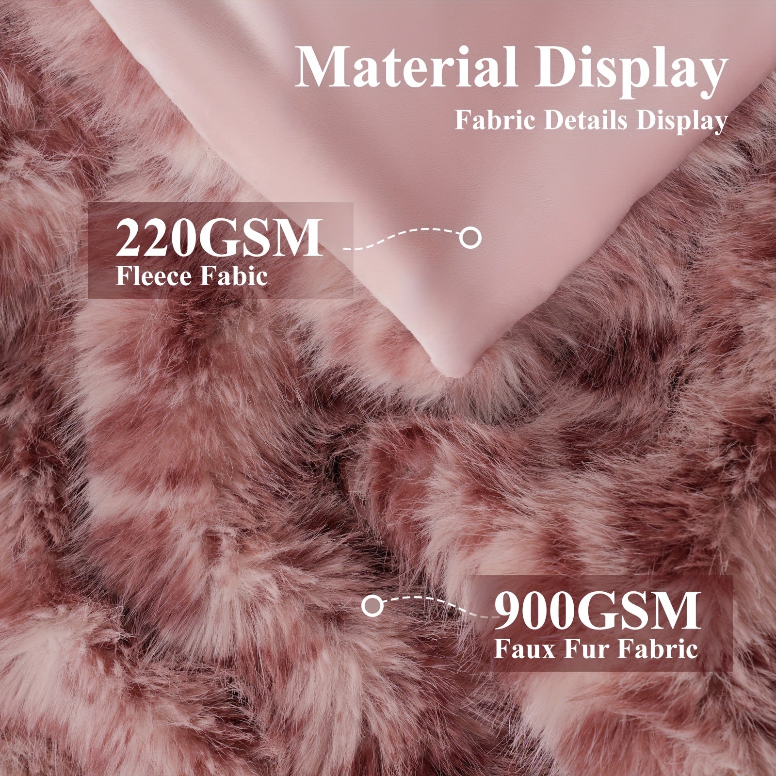 Faux Fur Leopard Print Blanket