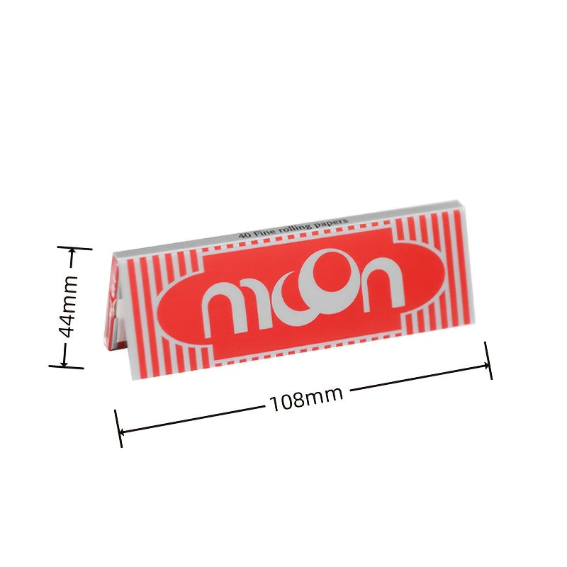 50-Pack MOON Rolling Papers - King Size (Large)