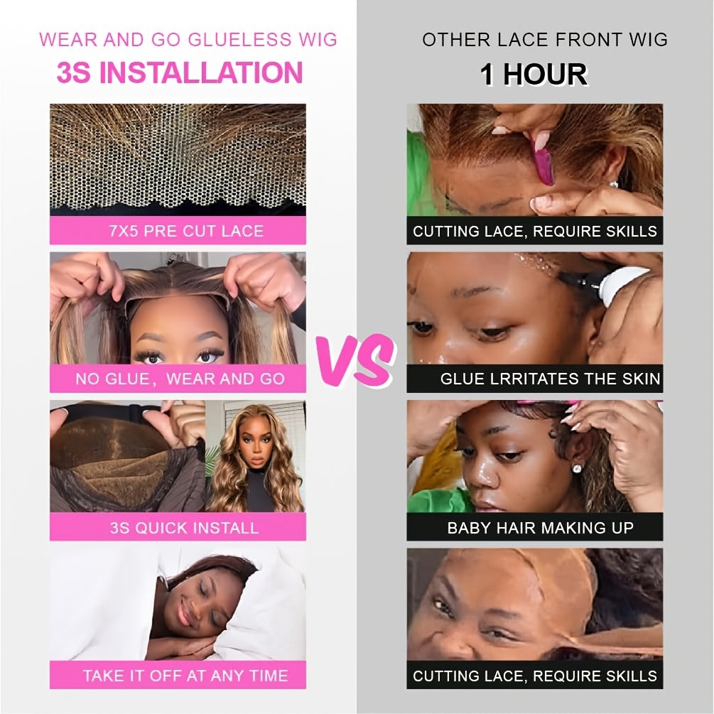 Glueless Human Hair Wig