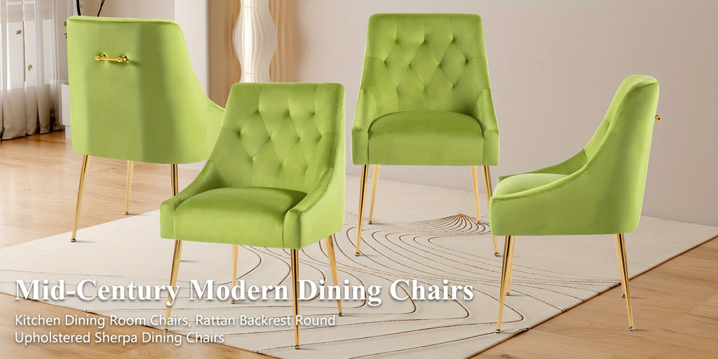 Velvet Dining Chairs Set Of 6