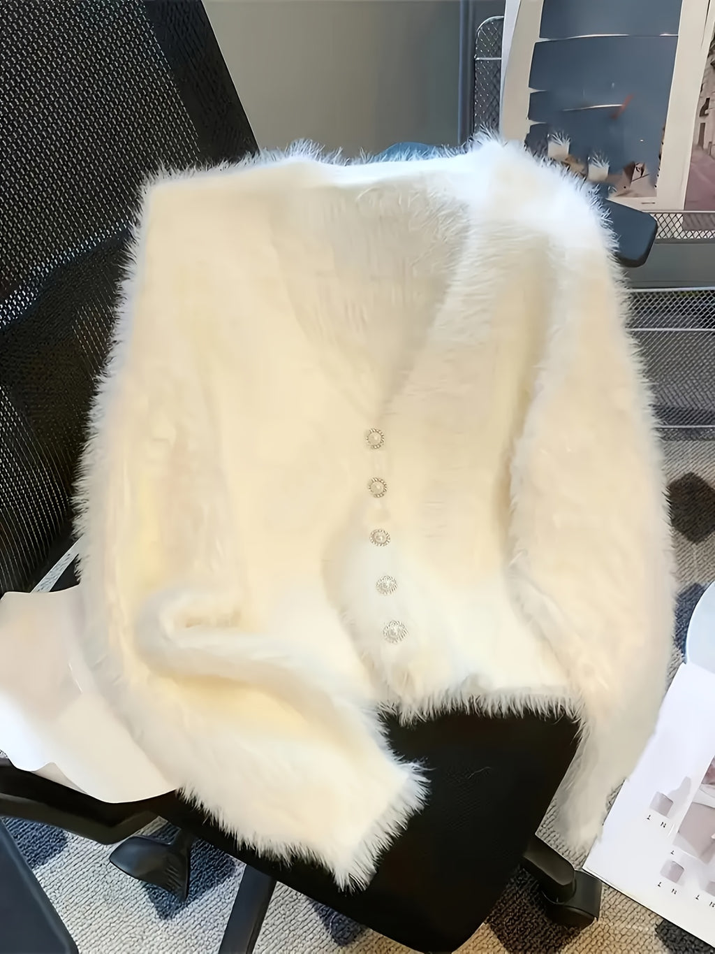 V-Neck Soft Cardigan