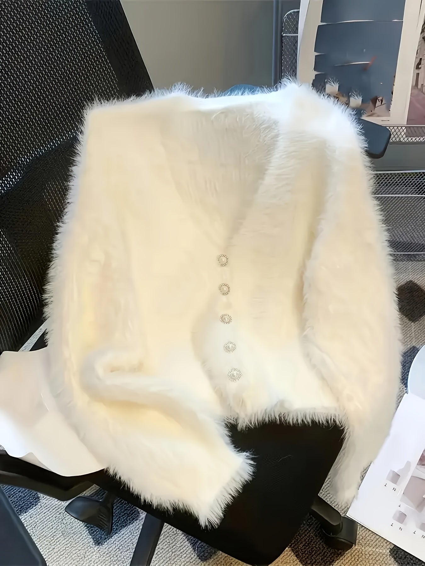 V-Neck Soft Cardigan