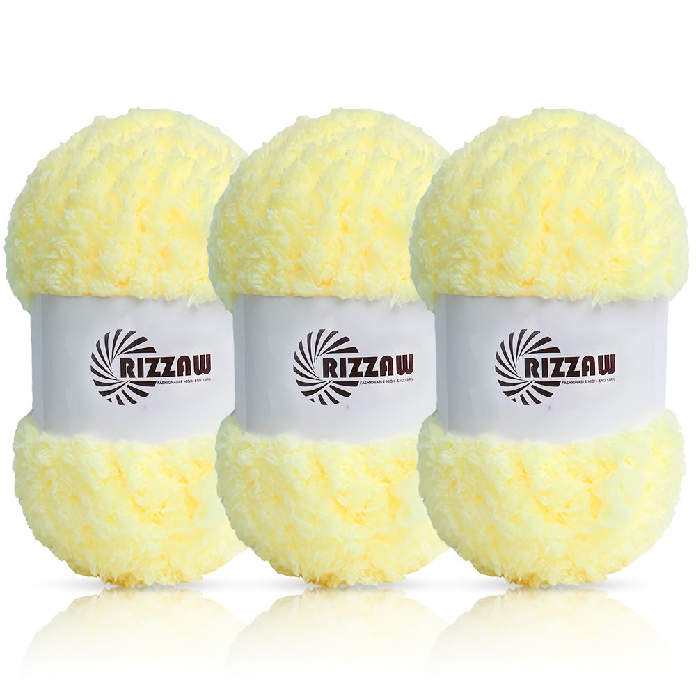 {3-Pack} Coral Fleece Soft Yarn
