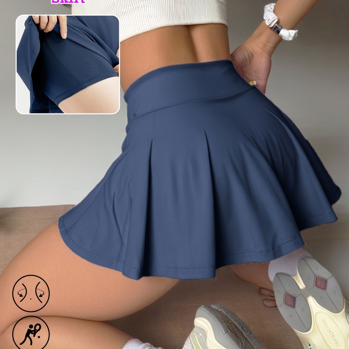 High-Waisted Sports Skirt