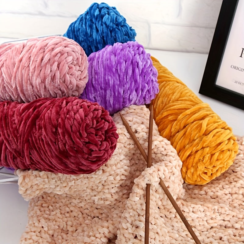 {4pcs} 400g/14.1oz Ultra Soft Fleece Yarn