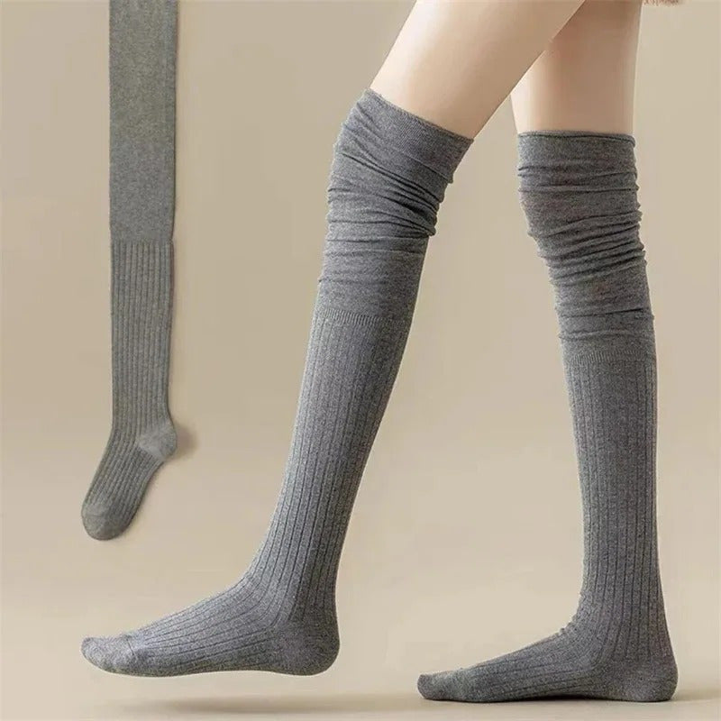 {4 Pairs} Knee-High Socks