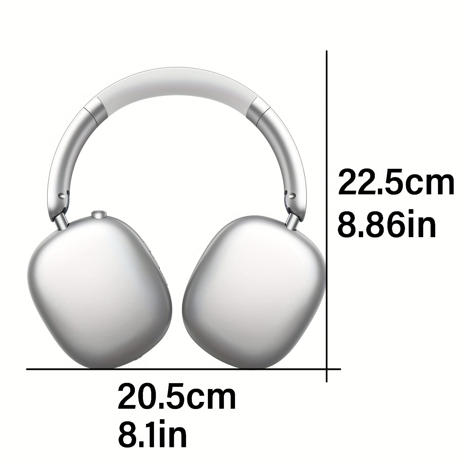 Over Ear Wireless Headphones Noise Canceling Hi-Res Audio, 48H Playtime, Foldable, Breathable Soft Earpads