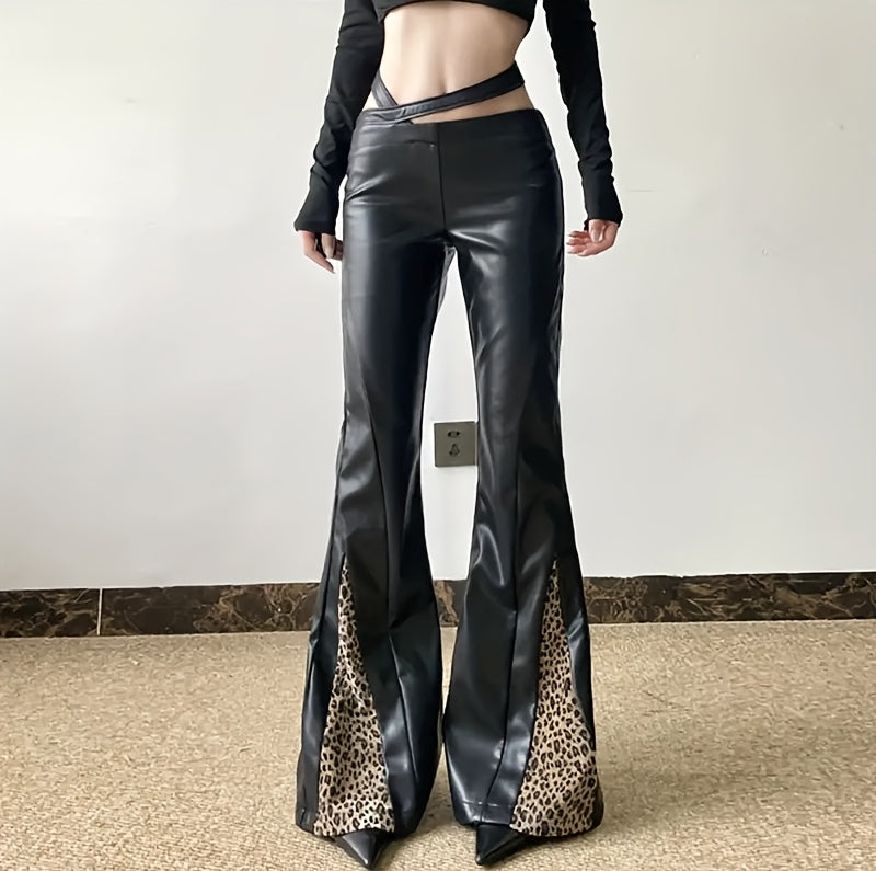 Leopard Detail Pants